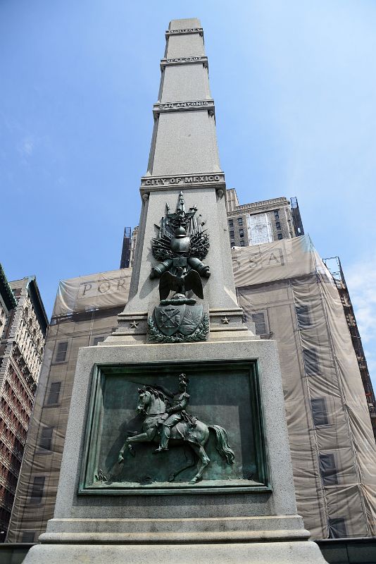 08-01 General Worth Monument Is Situated on a Small Concrete Plaza Between Fifth Ave and Broadway At New York Madison Square Park